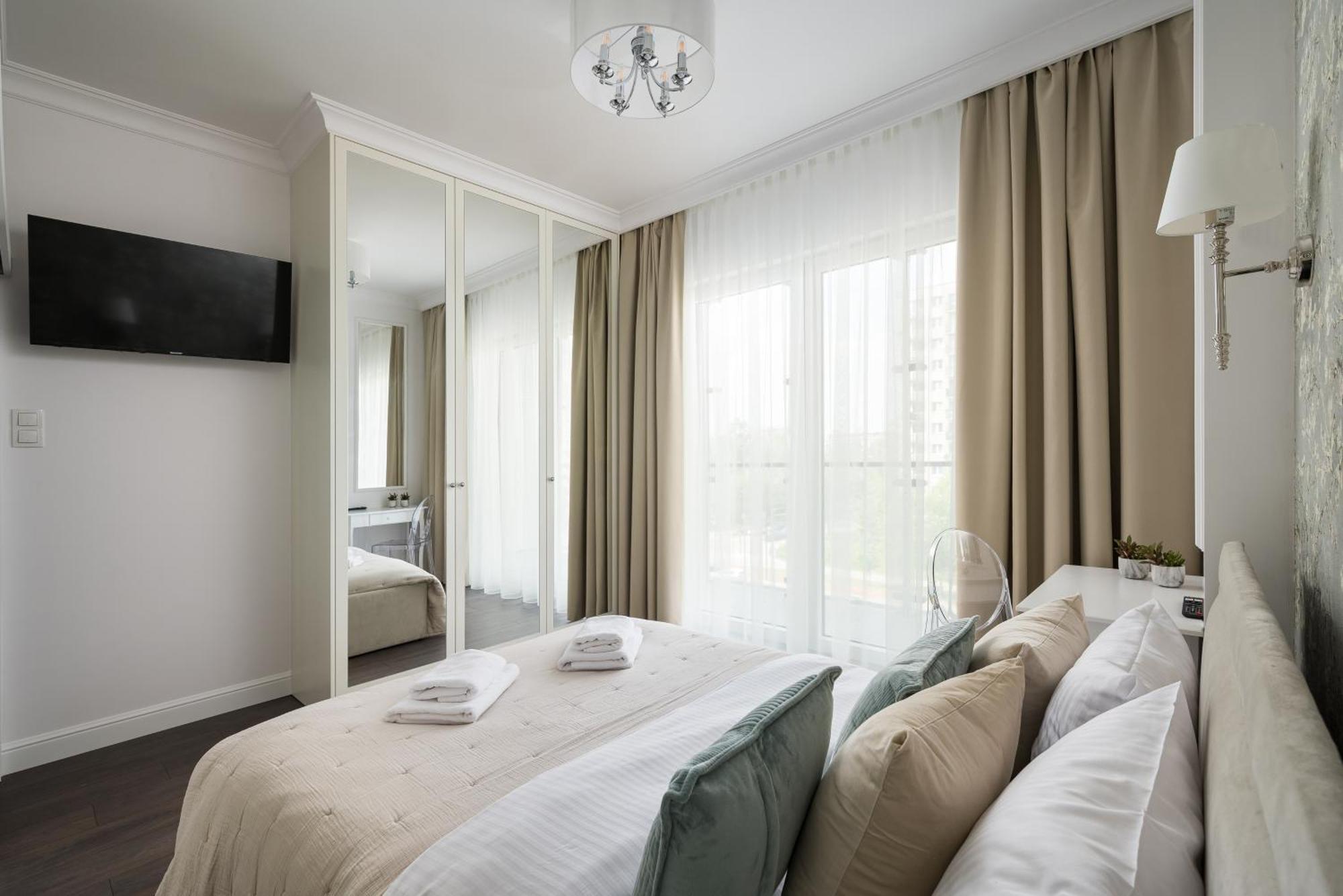 Bright Crystal Premium Apartment Varsovia Exterior foto